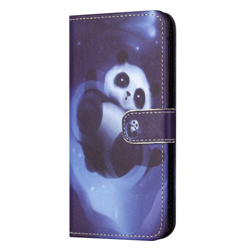 Housse Samsung Galaxy A35 5G Panda Space à Lanière