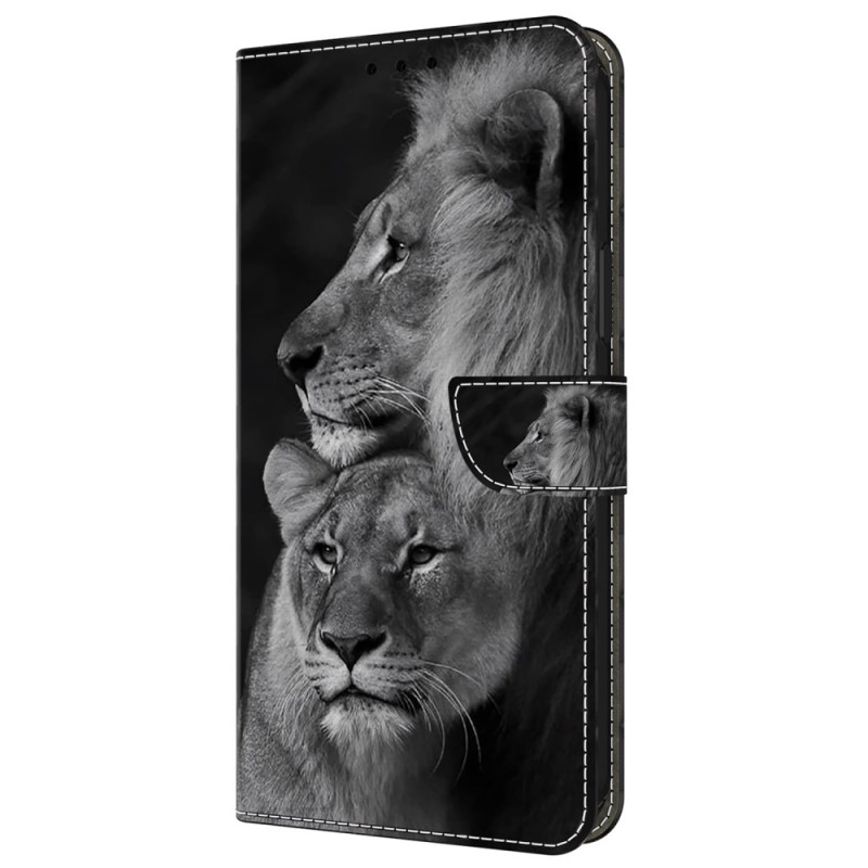 Housse Samsung Galaxy A35 5G Couple de Lions