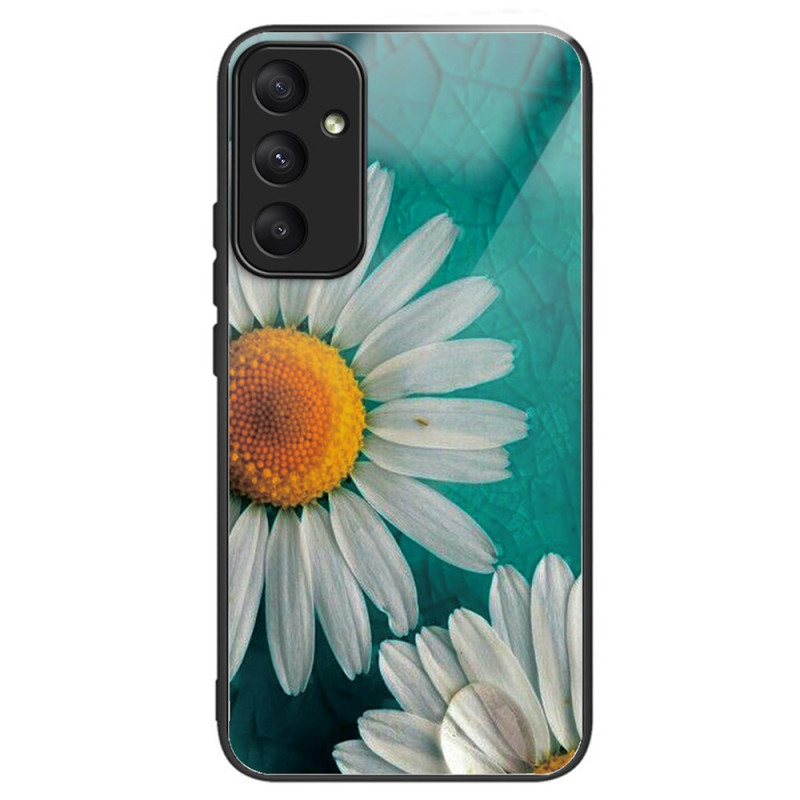 Coque Samsung Galaxy A35 5G Verre Trempé Marguerites