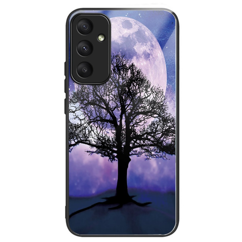 Coque Samsung Galaxy A35 5G Verre Trempé Arbre et Lune