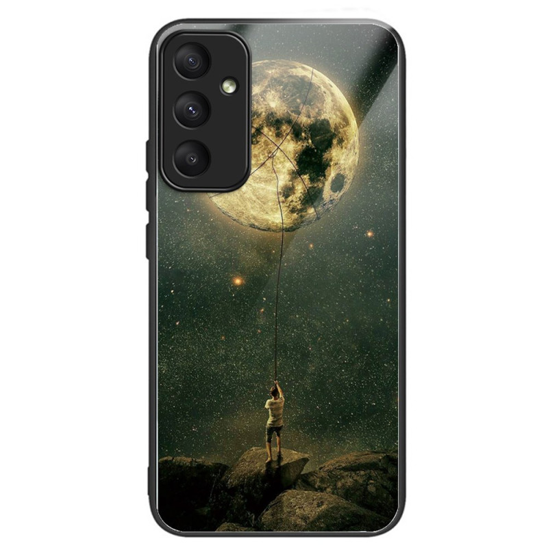 Coque Samsung Galaxy A35 5G Verre Trempé Homme et Lune