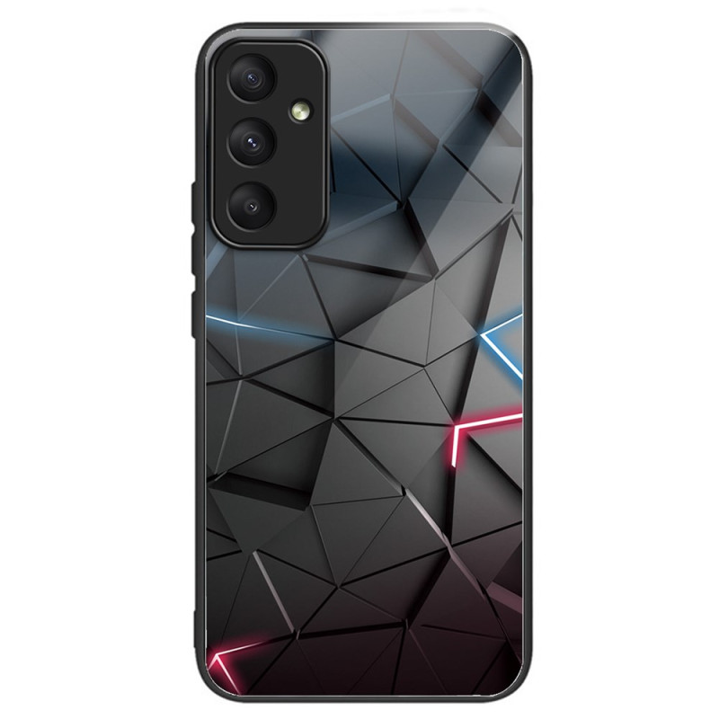 Coque Samsung Galaxy A35 5G Verre Trempé Triangles Noir