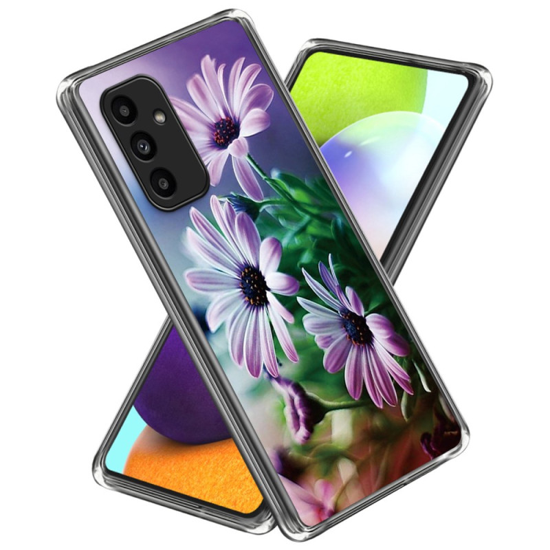 Coque Samsung Galaxy A15 4G / A15 Chrysanthèmes violets