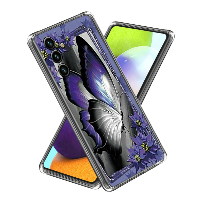 Coque Samsung Galaxy A15 Papillon Violet