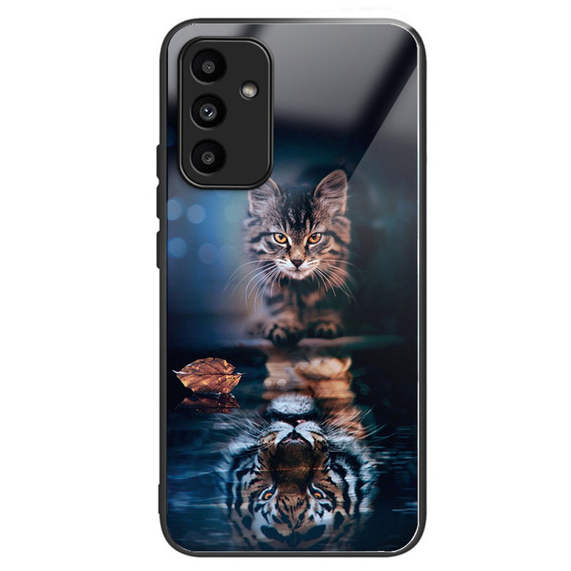 Coque Samsung Galaxy A15 5G / A15 Verre Trempé Chat et Tigre