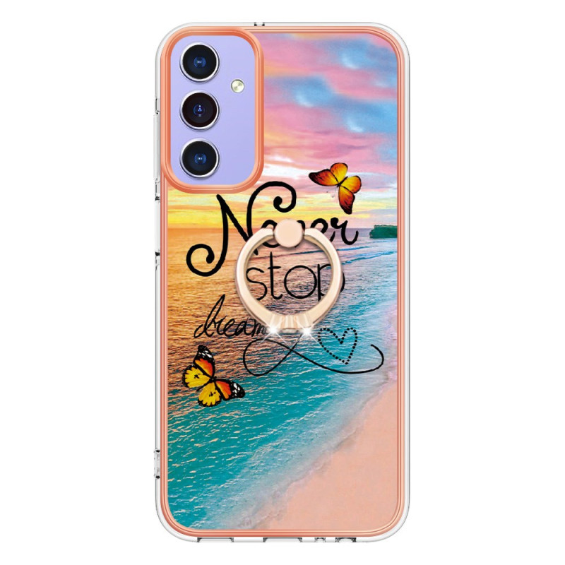 Coque Samsung Galaxy A15 5G Anneau-Support Motif