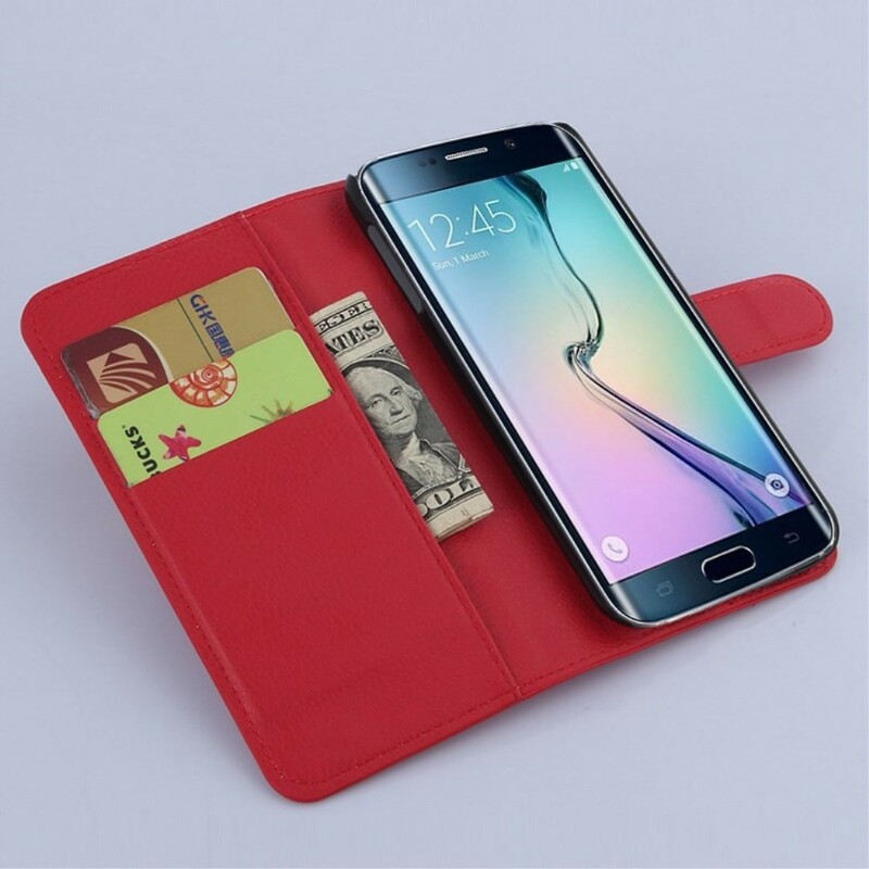 Housse Samsung Galaxy S6 Edge avec fermeture magnétique