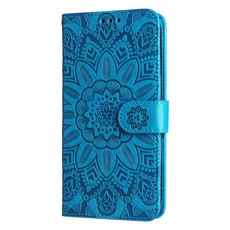 Housse Samsung Galaxy A35 5G Motif Mandala avec Lanière