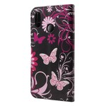 Housse Huawei P20 Lite Papillons et Fleurs