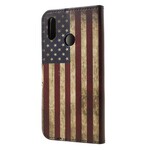 Housse Huawei P20 Lite Drapeau USA