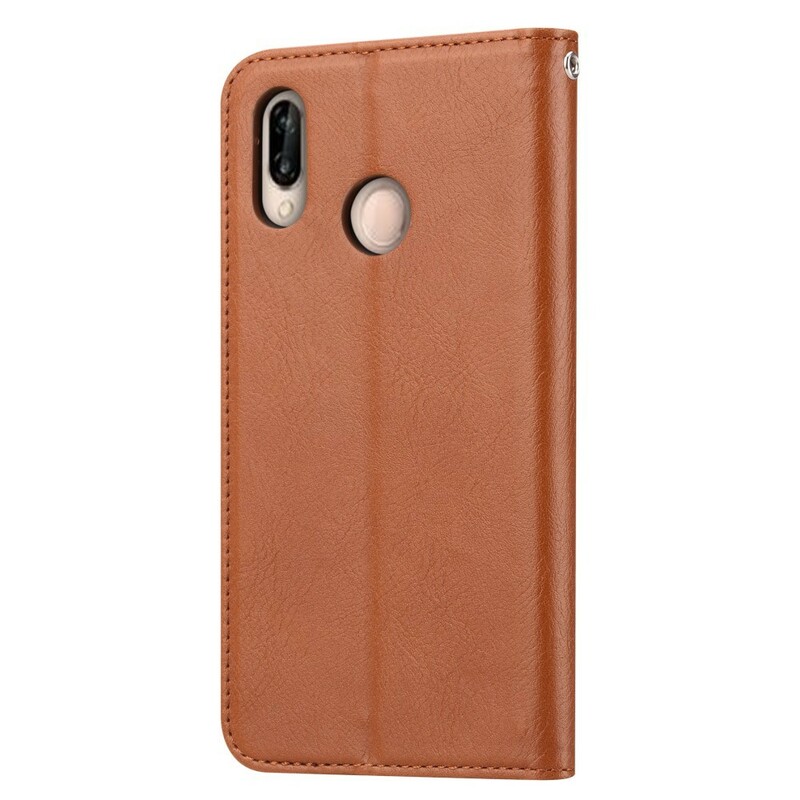 Flip Cover Huawei P20 Lite Simili Cuir Porte-Cartes