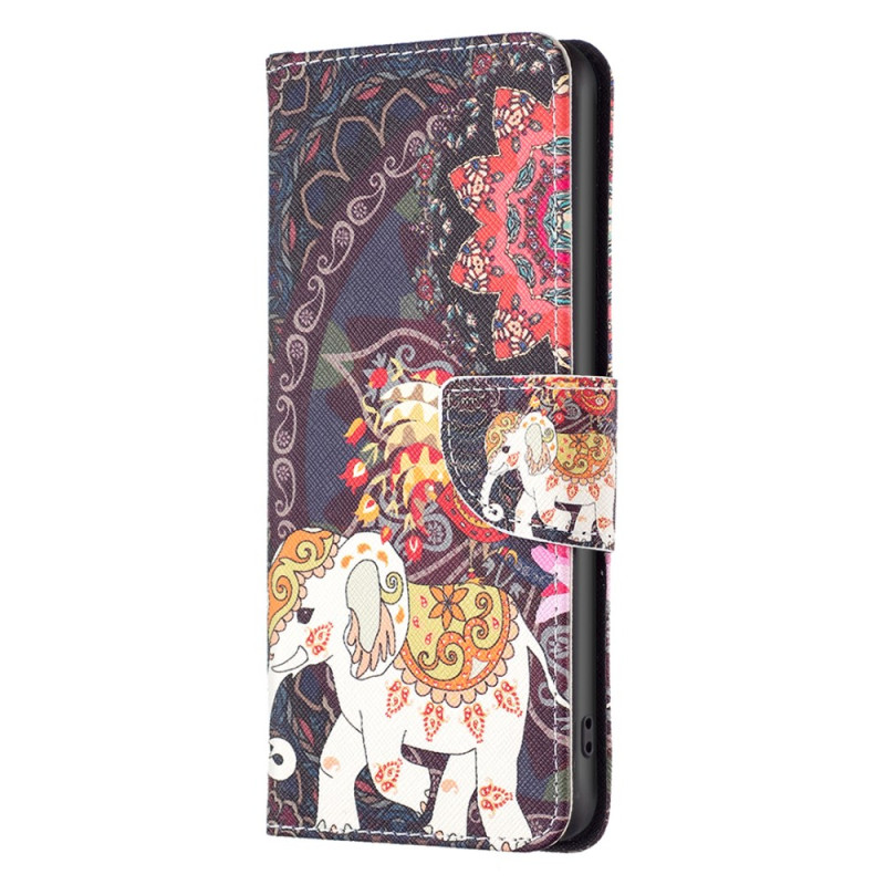 Housse Xiaomi Redmi Note 13 Pro 4G / Poco M6 Pro 4G Éléphant Tribal