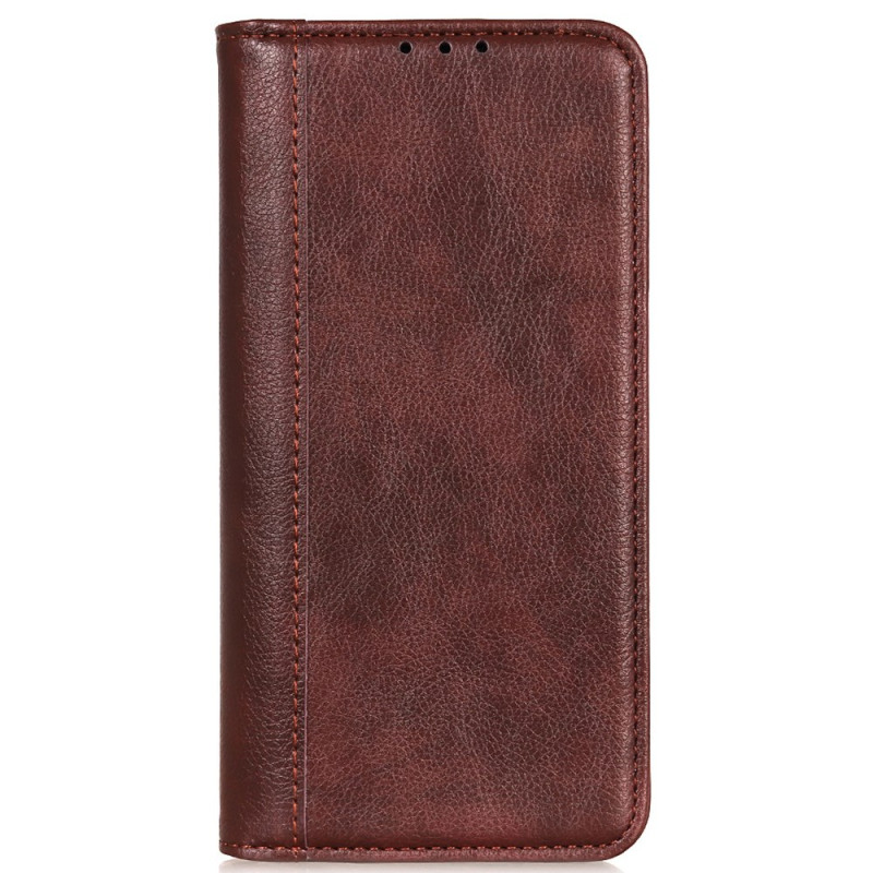 Flip Cover Poco X6 Pro 5G Cuir Fendu