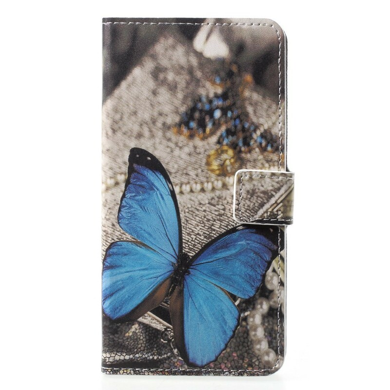 Housse Huawei P20 Pro Papillon Bleu