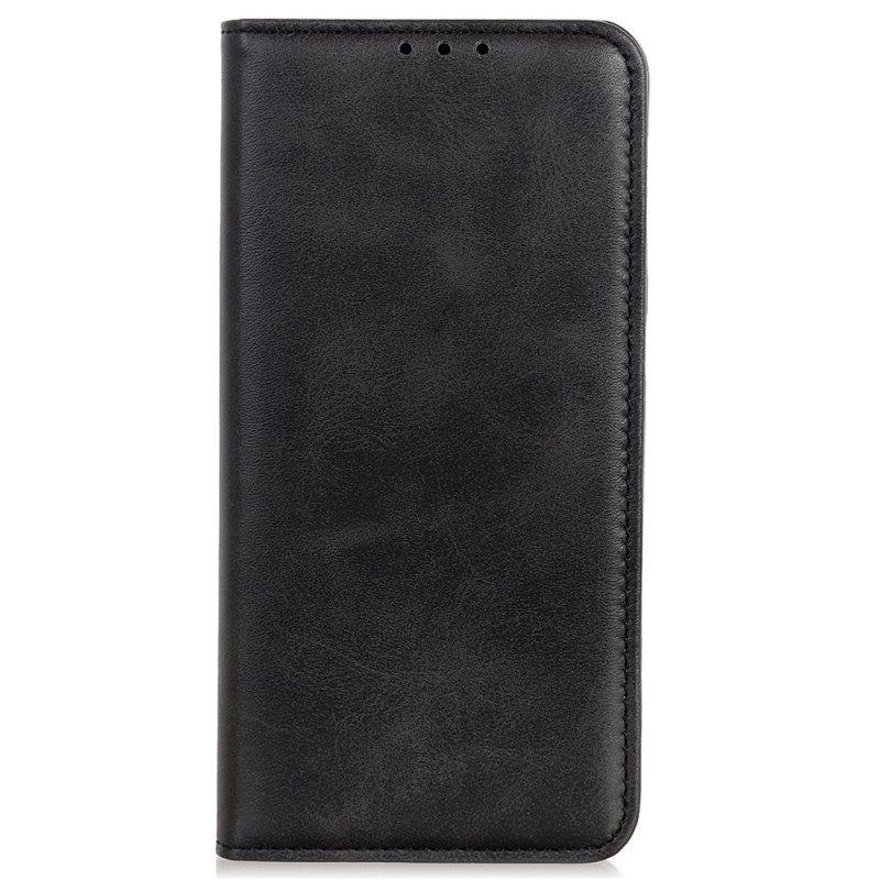Flip Cover Poco X6 Pro 5G Cuir Fendu Classique