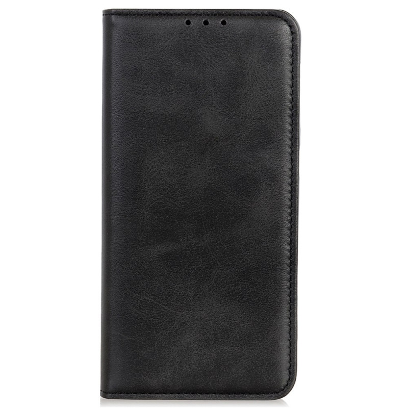 Flip Cover Poco X6 Pro 5G Cuir Fendu Classique