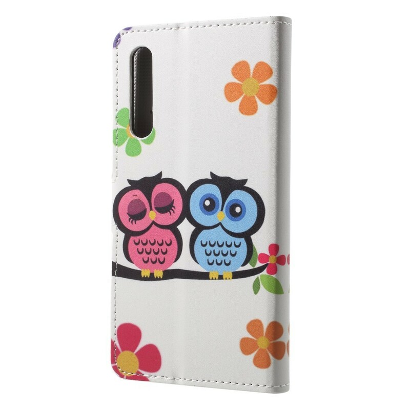 Housse Huawei P20 Pro Couple de Hiboux Housse Huawei P20 Pro Couple de Hiboux