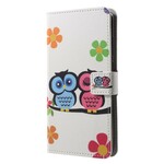 Housse Huawei P20 Pro Couple de Hiboux Housse Huawei P20 Pro Couple de Hiboux