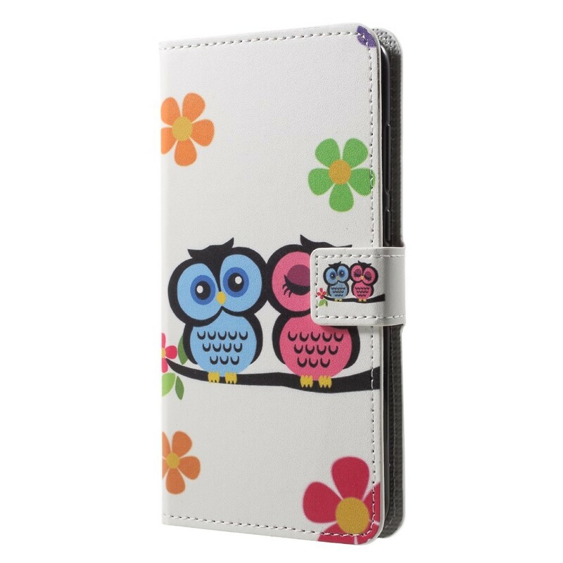 Housse Huawei P20 Pro Couple de Hiboux Housse Huawei P20 Pro Couple de Hiboux