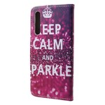 Housse Huawei P20 Pro Keep Calm and Sparkle