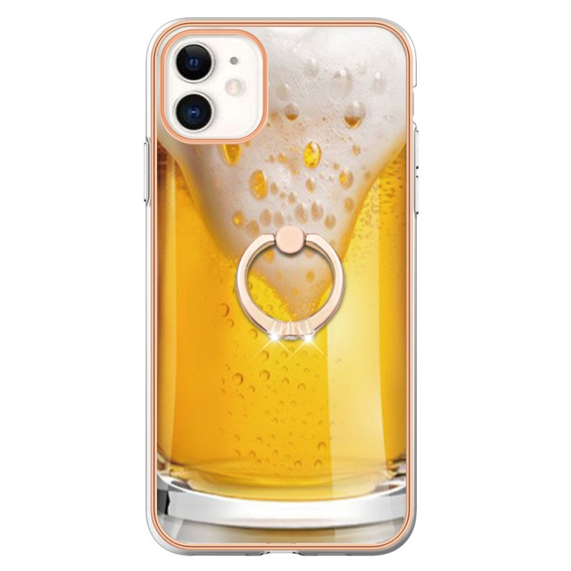 Coque iPhone 11 Anneau-Support Bière