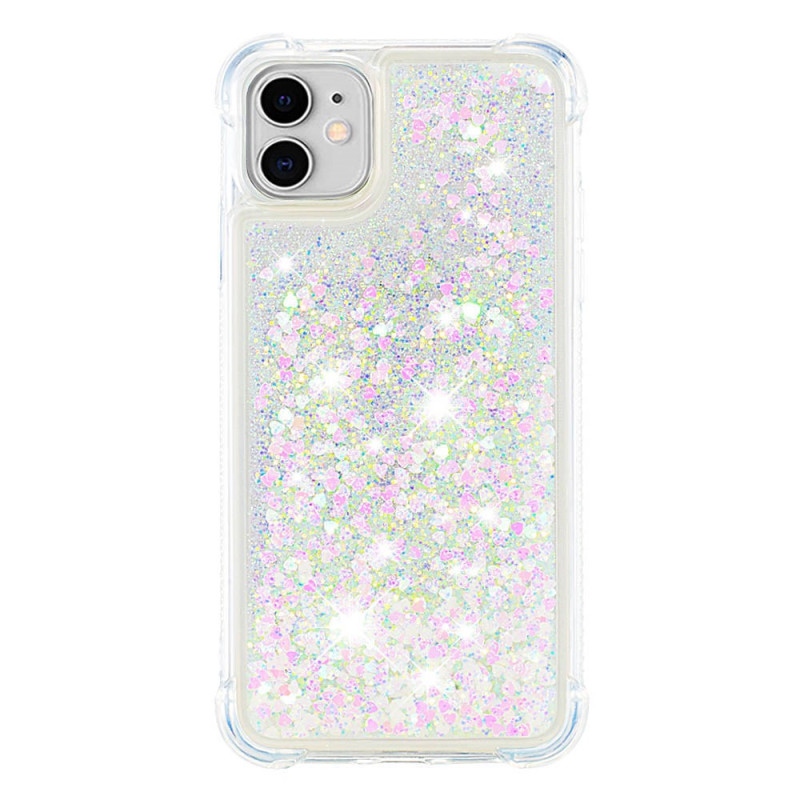 Coque iPhone 11 6.1 pouces Paillettes Coins Renforcés