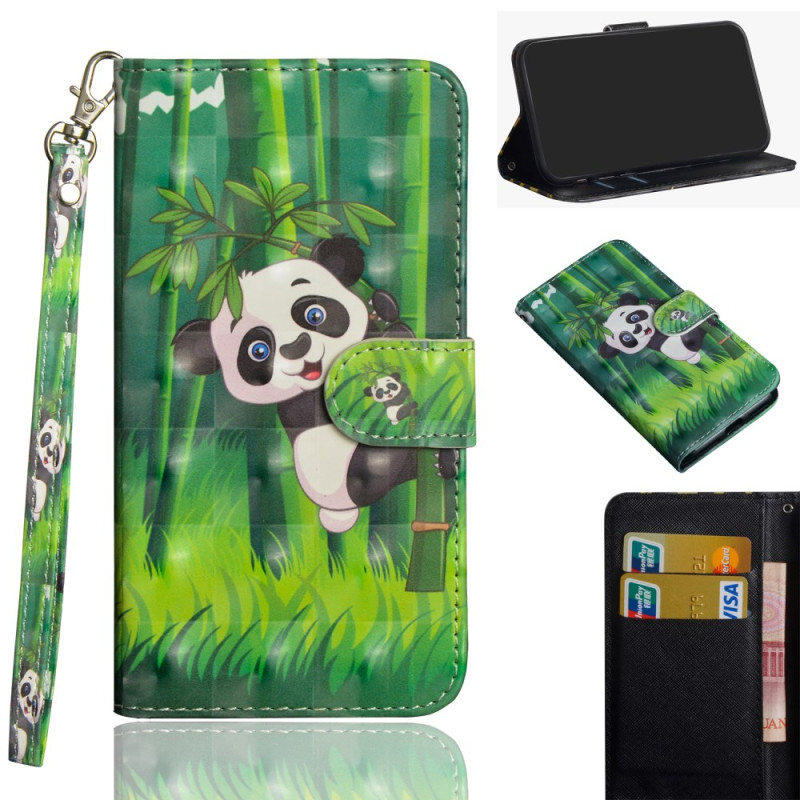 Housse iPhone 11 Panda Bambou à Lanière