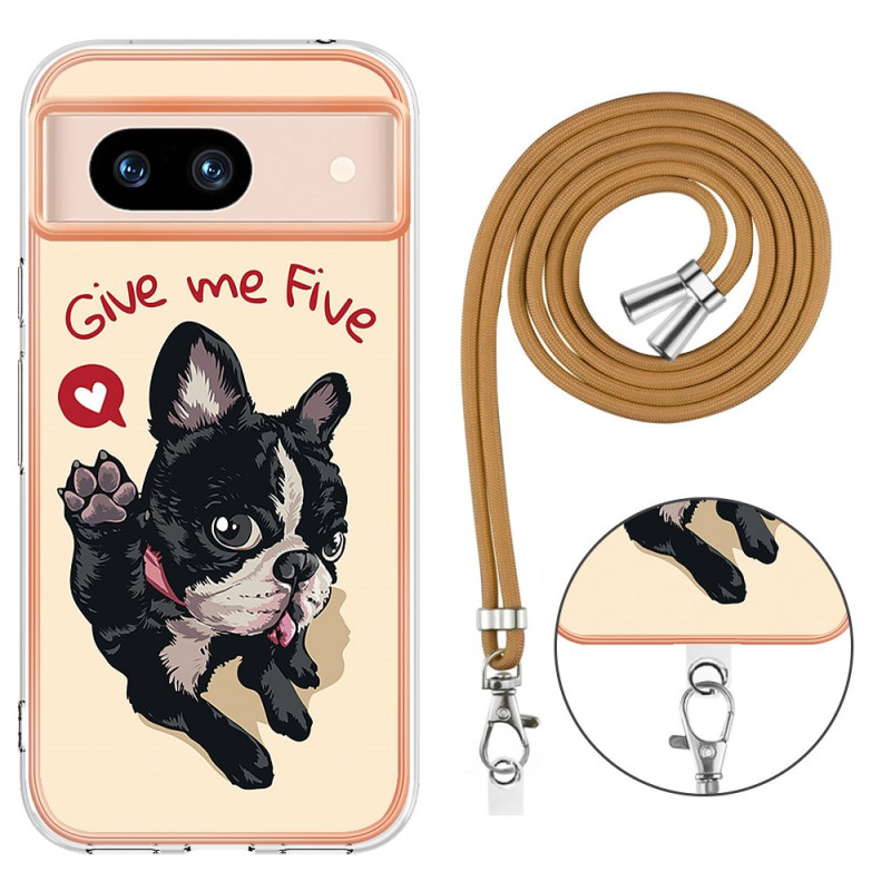 Coque Google Pixel 8A Chien Give Me Five