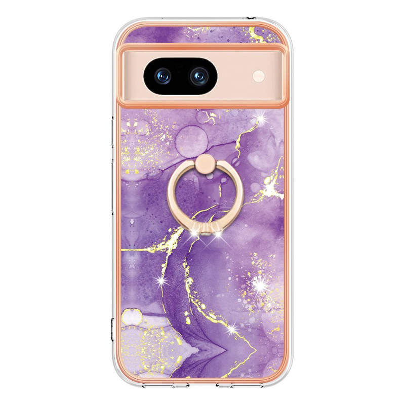 Coque Google Pixel 8A Anneau-Support Style Marbe