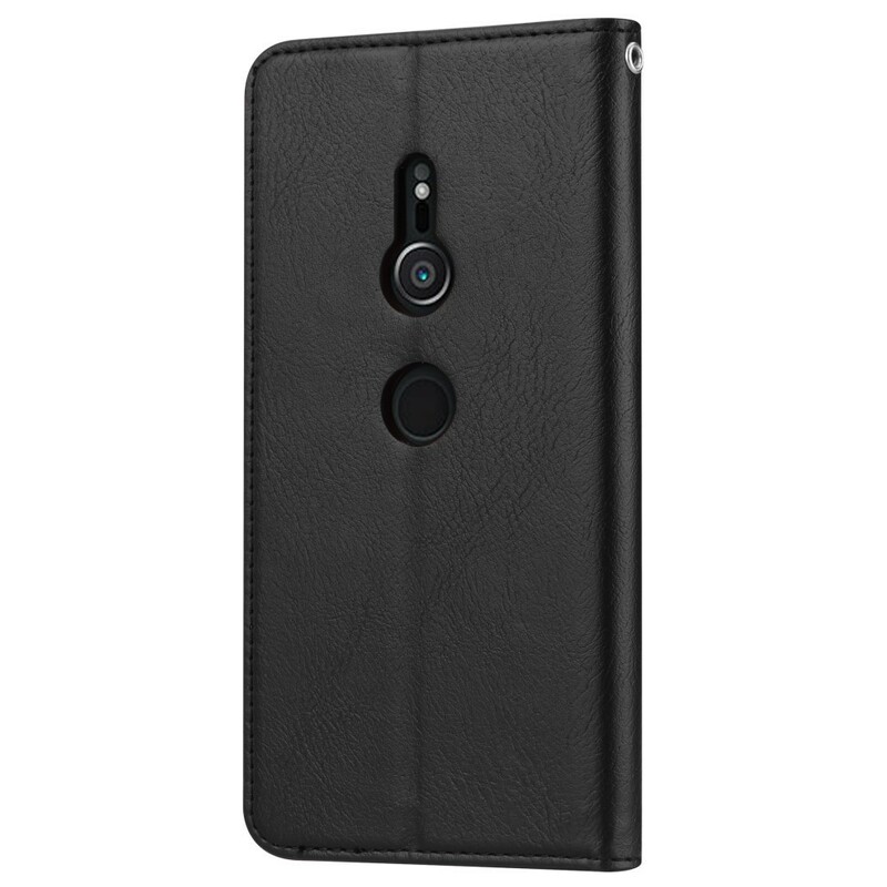 Flip Cover Sony Xperia XZ2 Simili Cuir Porte-Cartes