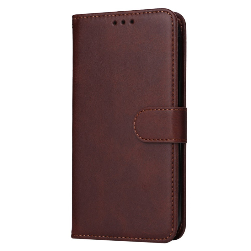 Housse Google Pixel 8A Effet Cuir Uni à Lanière