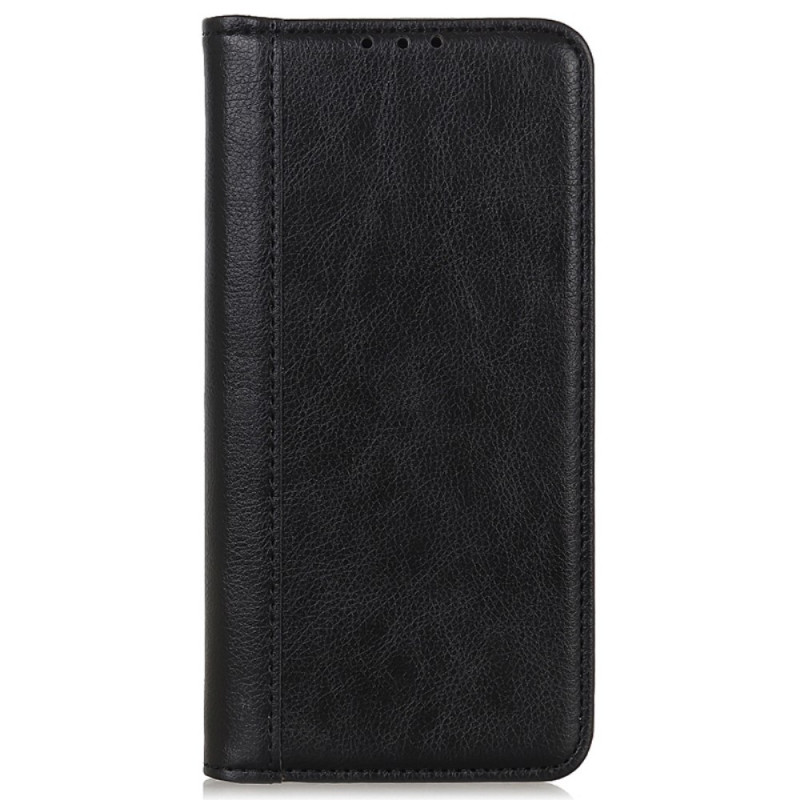 Flip Cover Google Pixel 8A Cuir Fendu Texture Litchi