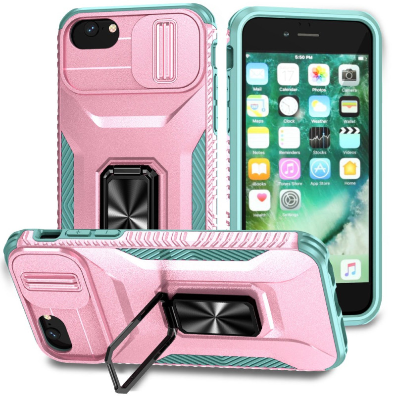 Coque iPhone SE 3 / SE 2 / 8 / 7 Anneau-Support et Protecteur Objectif