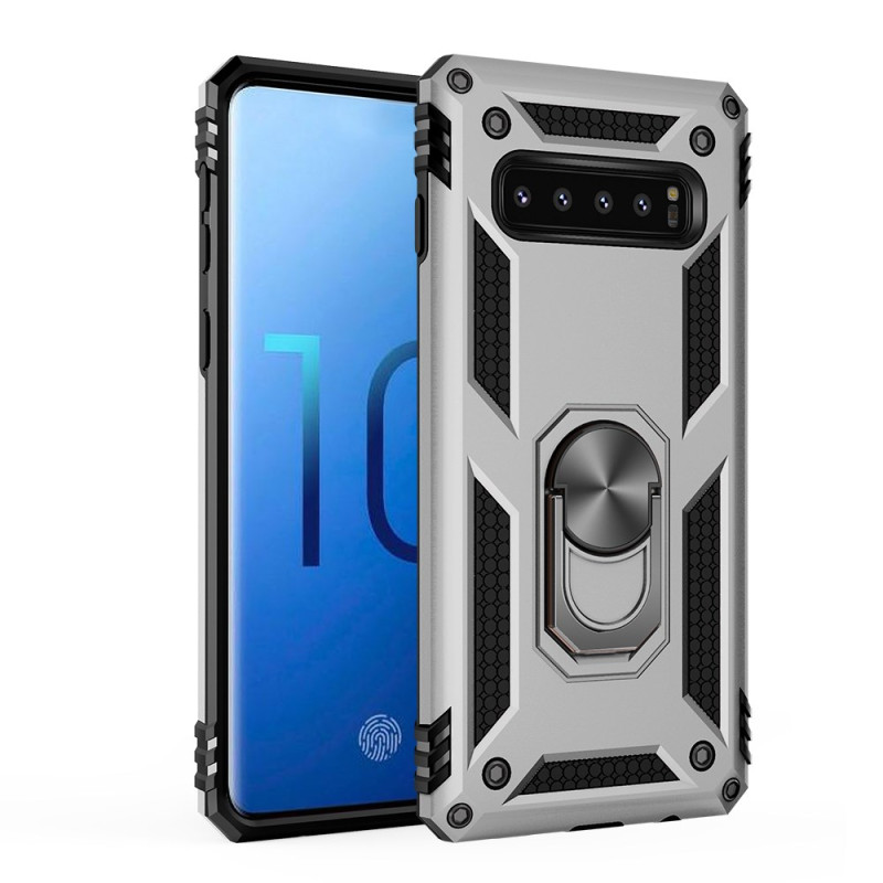 Coque Samsung Galaxy S10 Anneau-Rotatif à 360 degrés