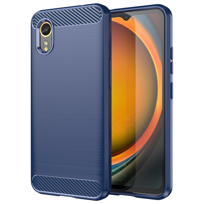 Coque Samsung Galaxy Xcover 7 Fibre Carbone Brossée