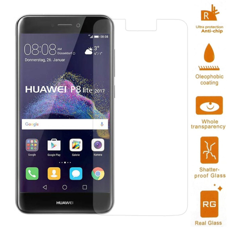 Protection en Verre Trempé pour Écran Huawei P8 Lite (2017)