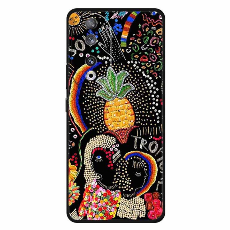 Coque Honor 90 Fleur d'ananas