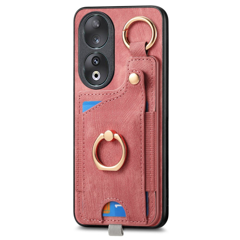 Coque Honor 90 Rétro avec Anneau-Support et Porte-Cartes