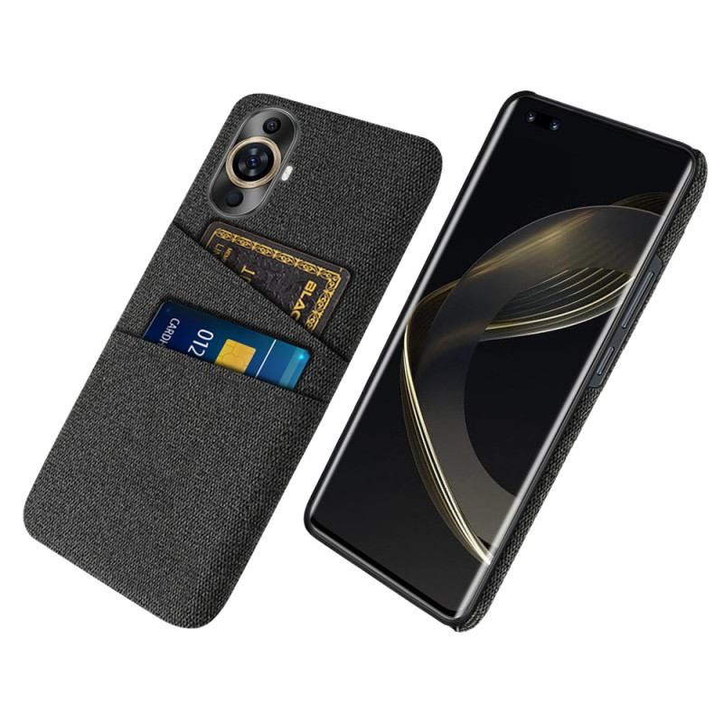 Coque Huawei Nova 11 Pro Tissu Porte-Cartes