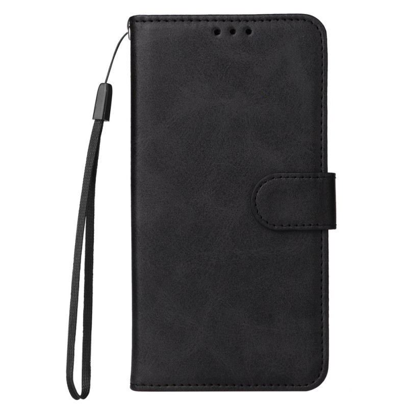 Housse Huawei Nova 11 Pro Style Cuir Uni à Lanière