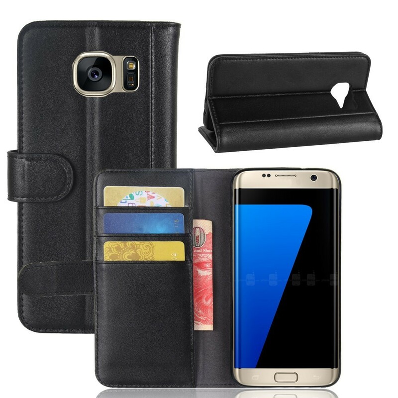 Housse Samsung Galaxy S7 Edge Cuir Fendu