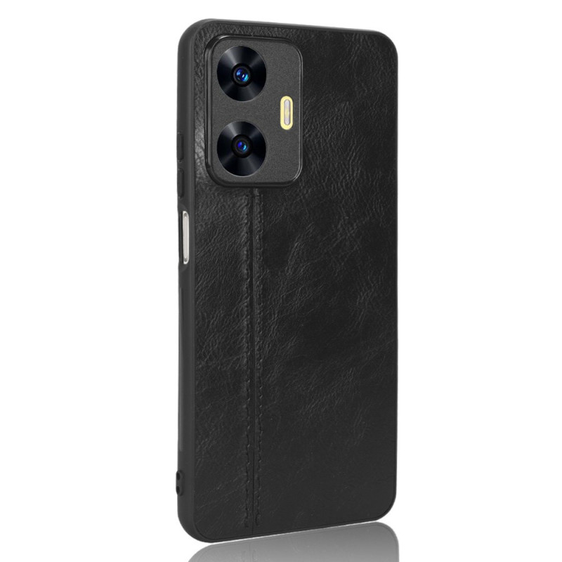 Coque Realme C55 Revêtement Simili Cuir