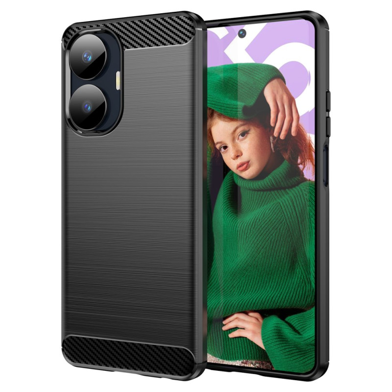 Coque Realme C55 Fibre Carbone Brossée