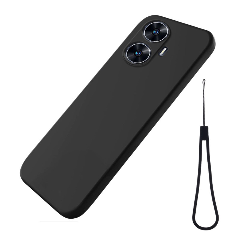 Coque Realme C55 Silicone Liquide à Lanière