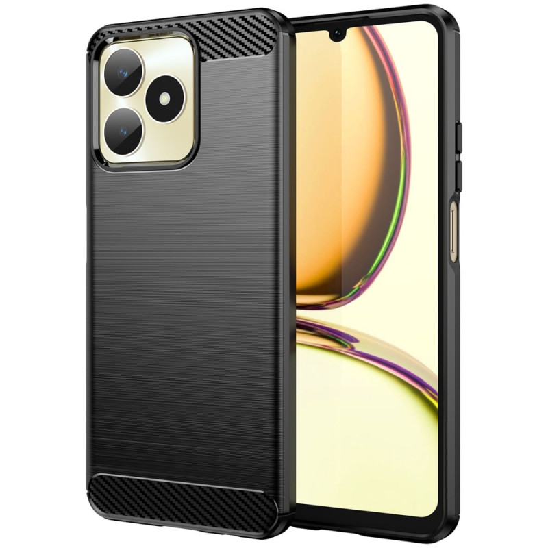 Coque Realme C53 / C51 Fibre Carbone Brossée