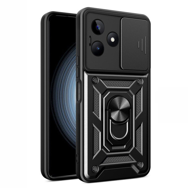 Coque Realme C53 / C51 Anneau-Support et Protecteur d'Objectif