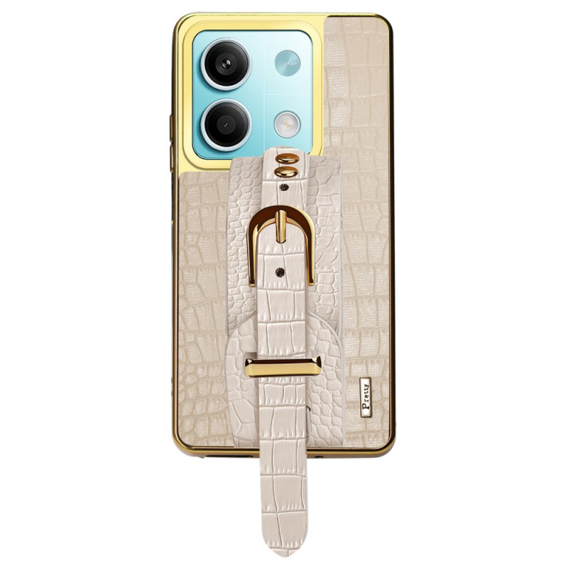 Coque Xiaomi Redmi Note 13 5G Design Bracelet et Texture Crocodile