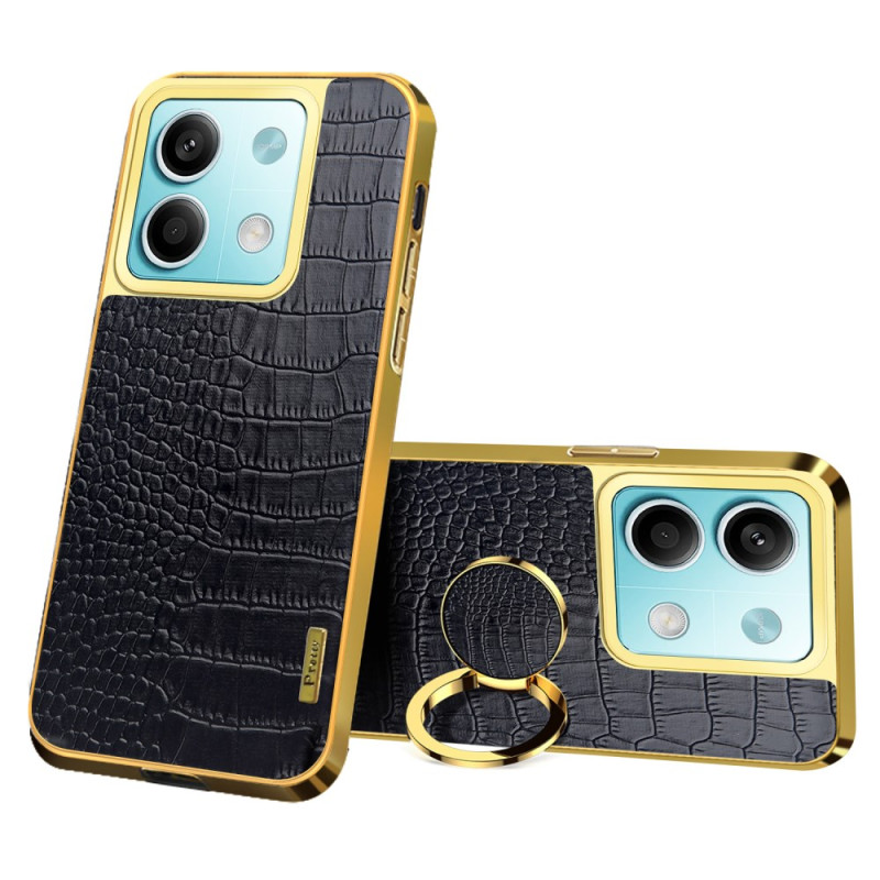 Coque Xiaomi Redmi Note 13 5G Style Crocodile Anneau-Support