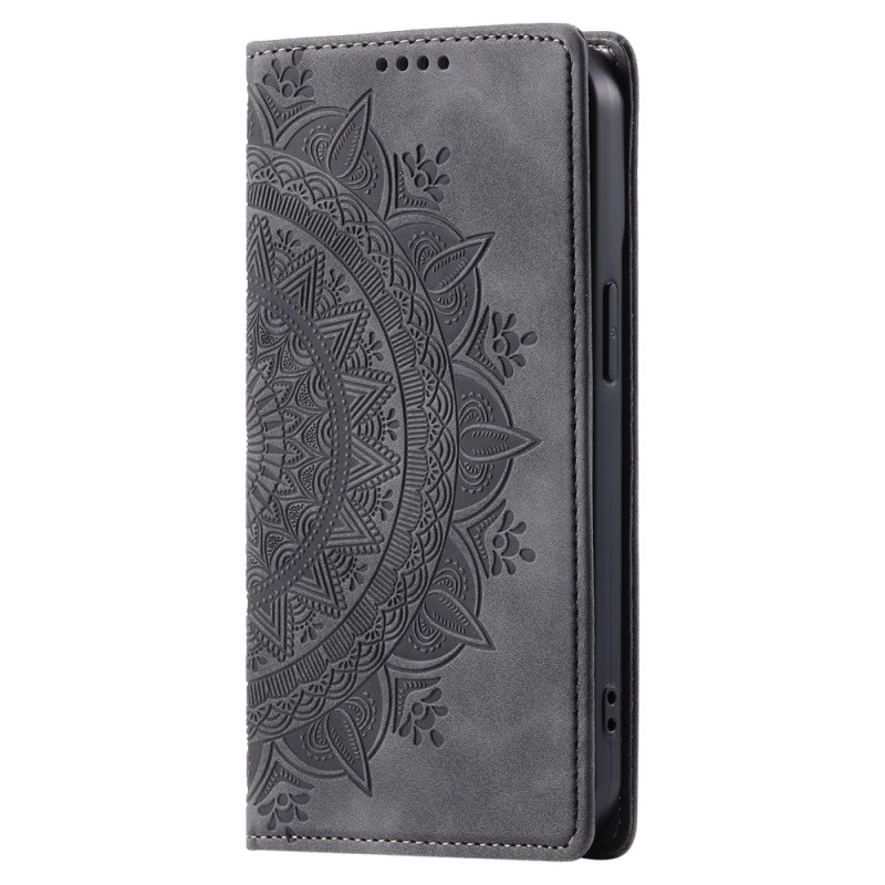 Flip Cover Xiaomi Redmi Note 13 Pro Plus 5G Effet Daim Mandala