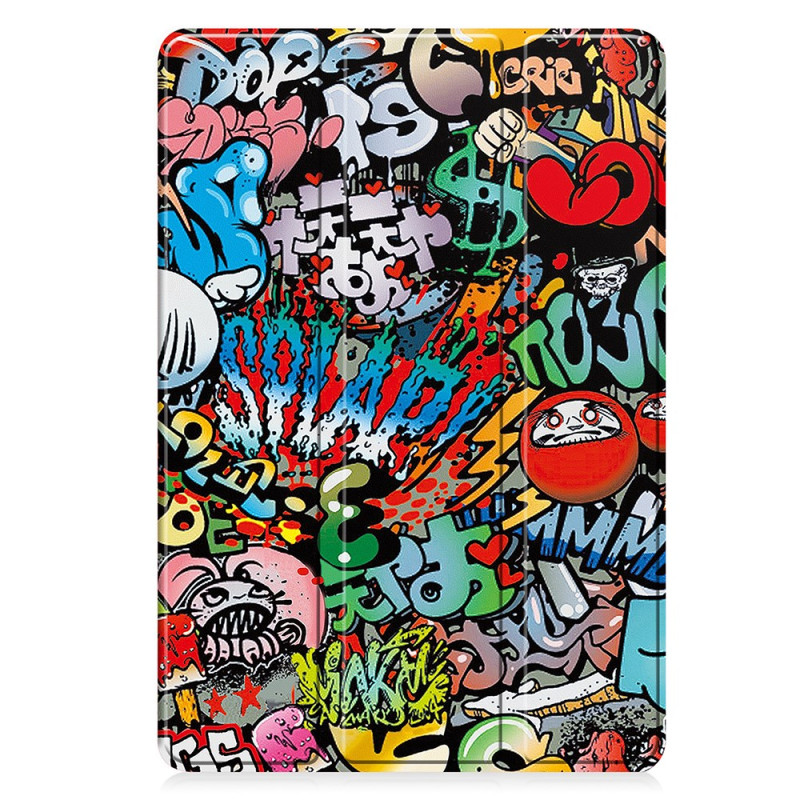 Smart Case Samsung Galaxy Tab S9 / Tab S9 FE Porte-Stylet Graffitis